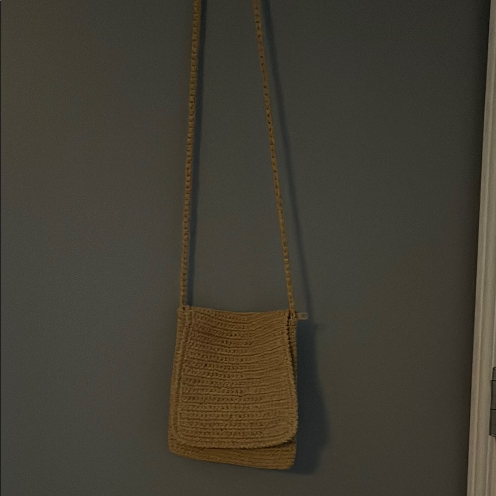 Nine West Tan Crossbody Bag with Minimalist Design
